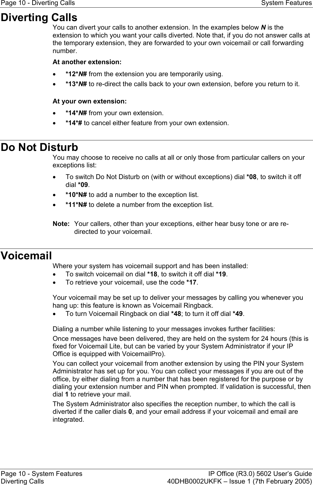 Avaya Ip Office Voicemail User Manual